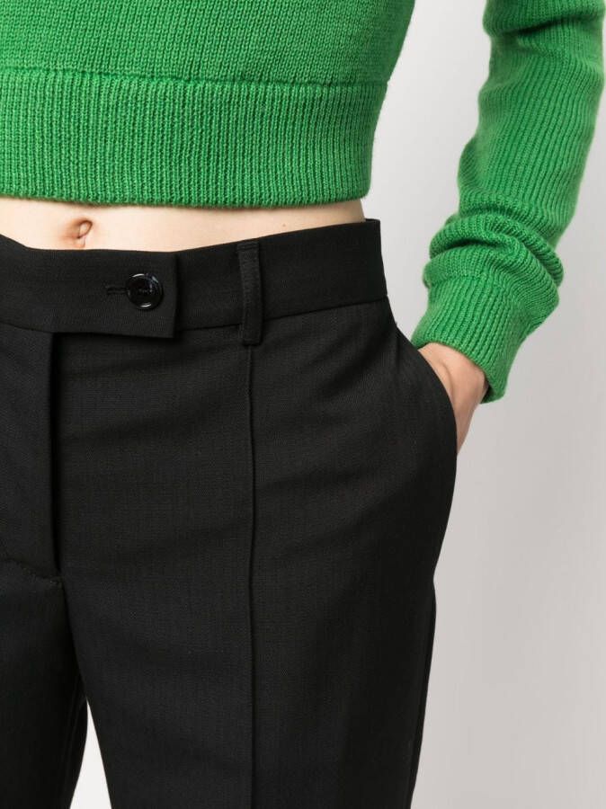 Acne Studios Flared broek Zwart