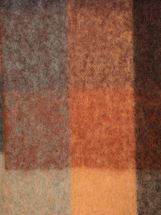 Acne Studios Gestreepte sjaal Bruin
