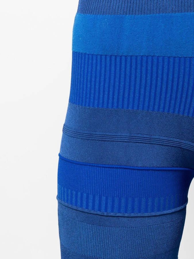 Acne Studios Getextureerde legging Blauw