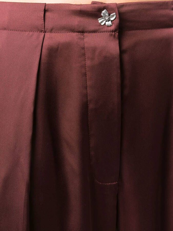 Acne Studios High waist broek Rood
