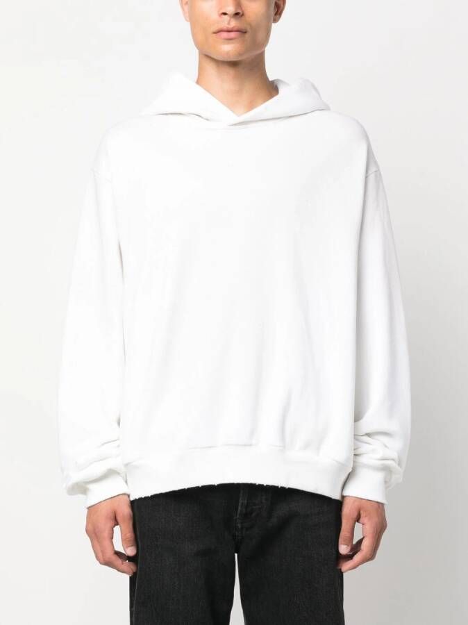 Acne Studios Hoodie met logoprint Wit