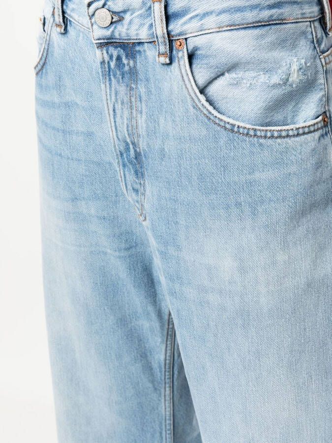 Acne Studios Jeans met wijde pijpen Blauw