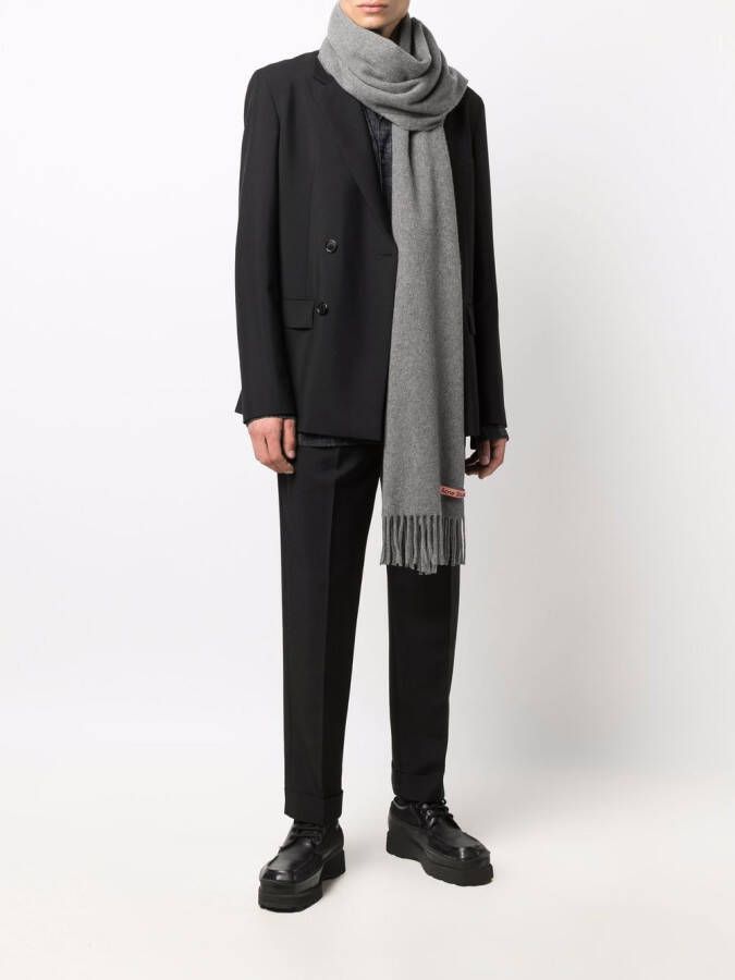 Acne Studios Kasjmier sjaal Grijs