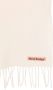 Acne Studios Sjaal met logopatch Wit - Thumbnail 2