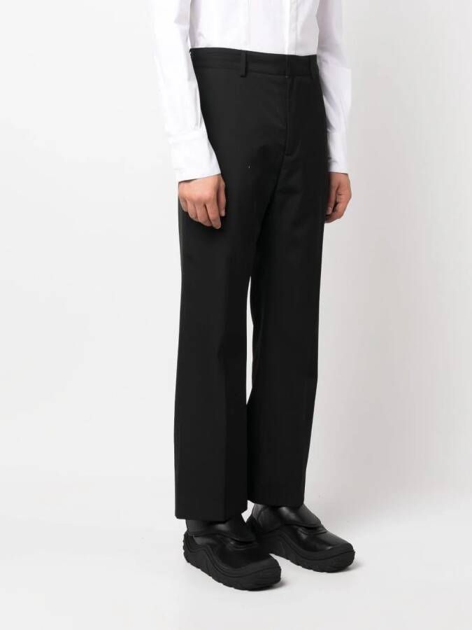 Acne Studios Mid waist pantalon Zwart