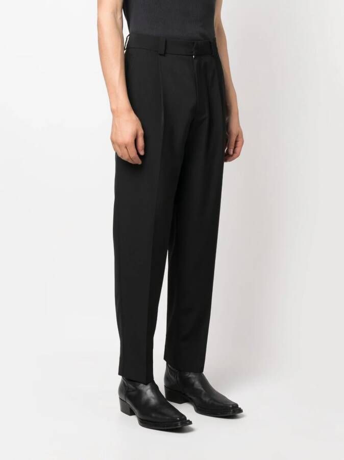 Acne Studios Mid waist pantalon Zwart