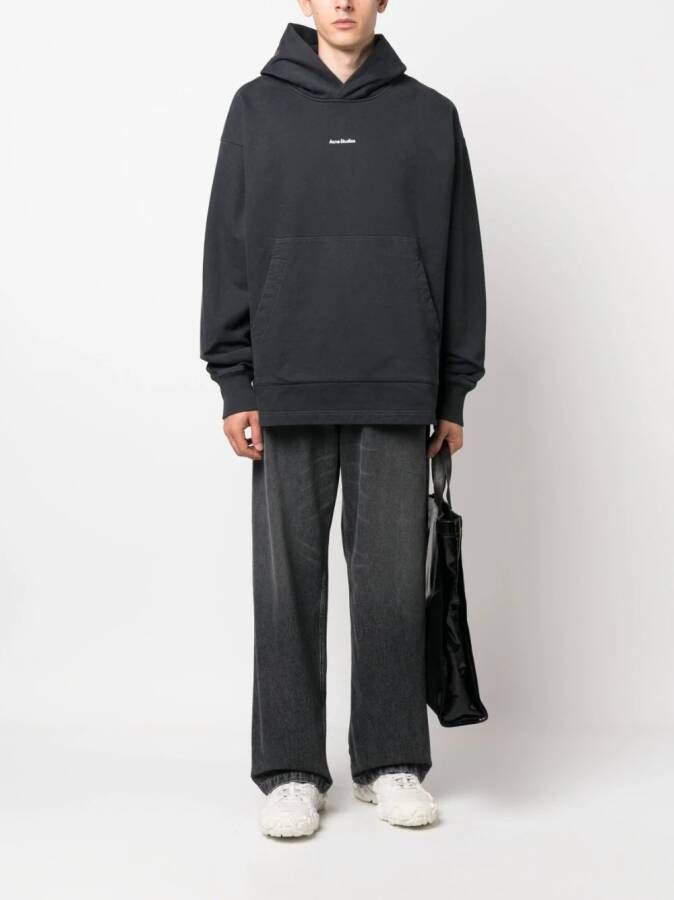 Acne Studios Jeans met wijde pijpen Zwart