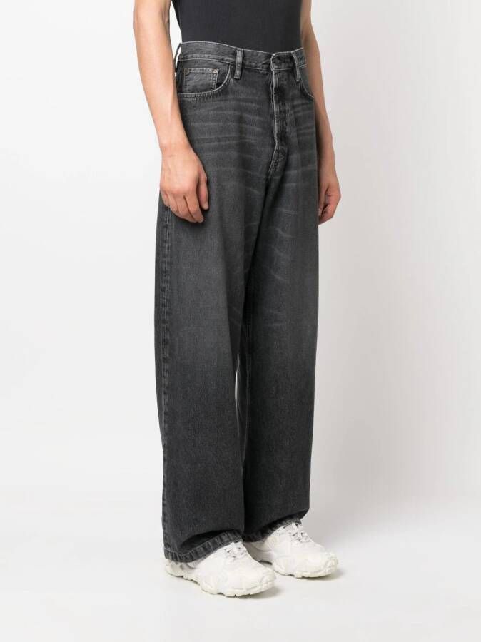 Acne Studios Jeans met wijde pijpen Zwart