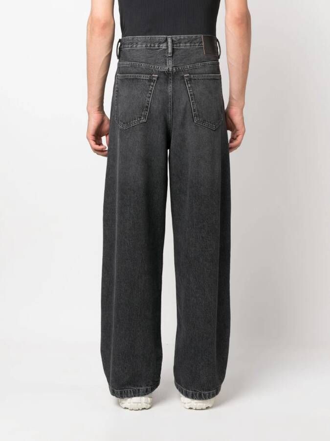 Acne Studios Jeans met wijde pijpen Zwart