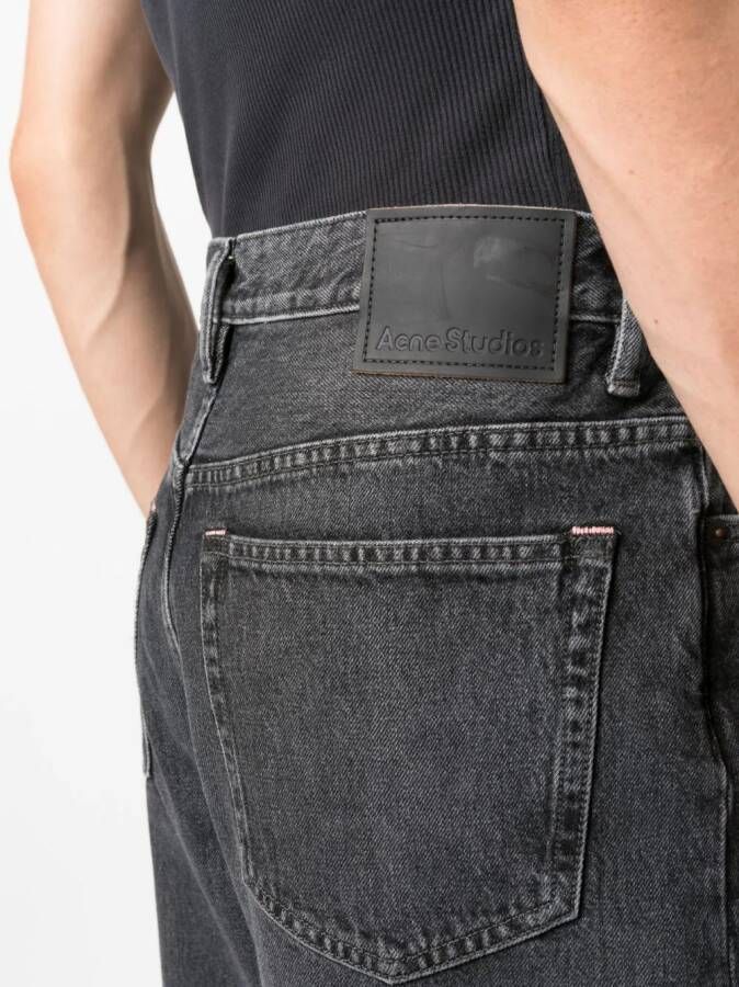 Acne Studios Jeans met wijde pijpen Zwart
