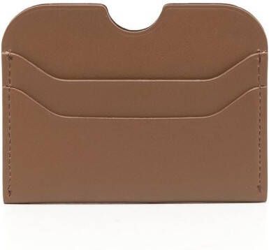 Acne Studios Pasjeshouder met logoprint Bruin