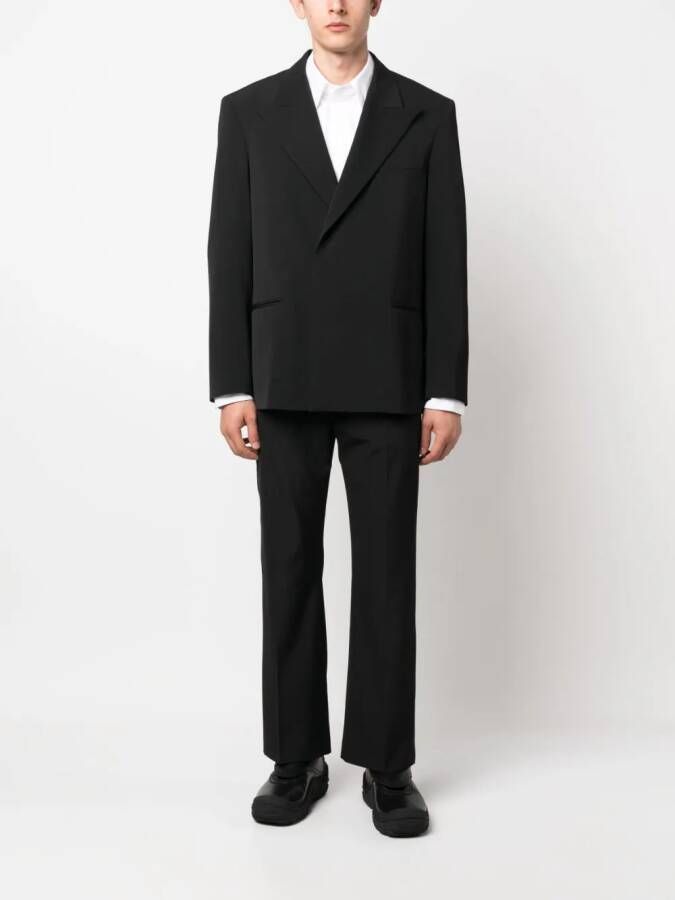 Acne Studios Blazer met dubbele rij knopen Zwart