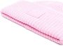 Acne Studios Ribgebreide muts Roze - Thumbnail 2