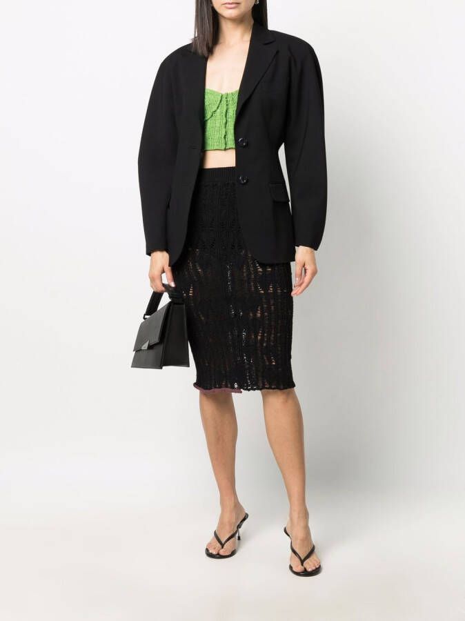 Acne Studios Rok van katoenmix Zwart