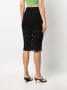 Acne Studios Rok van katoenmix Zwart - Thumbnail 4