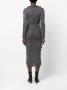 Acne Studios Jurk met ruches Grijs - Thumbnail 4
