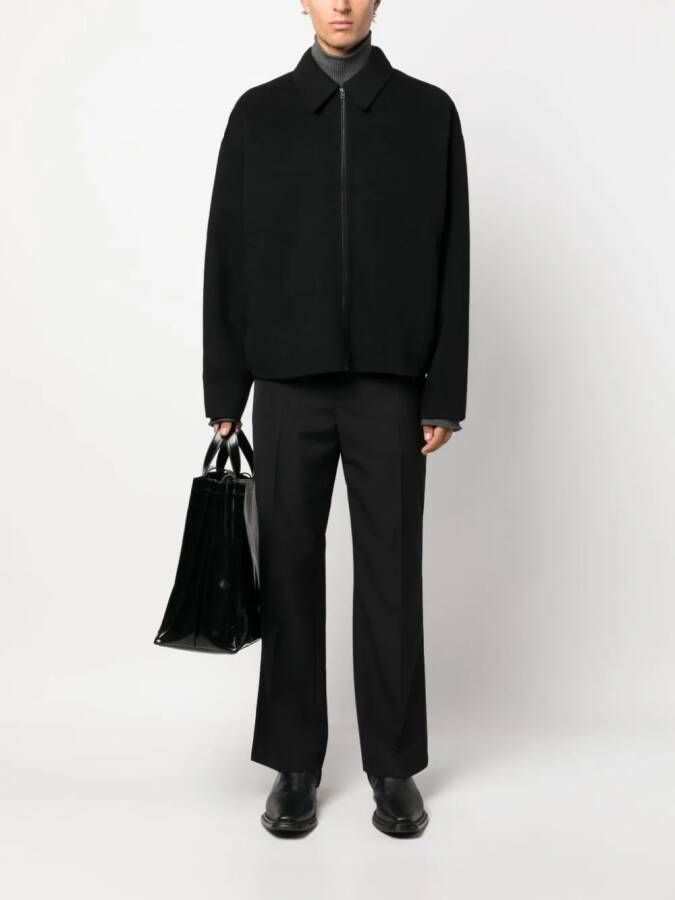 Acne Studios Shirtjack met rits Zwart