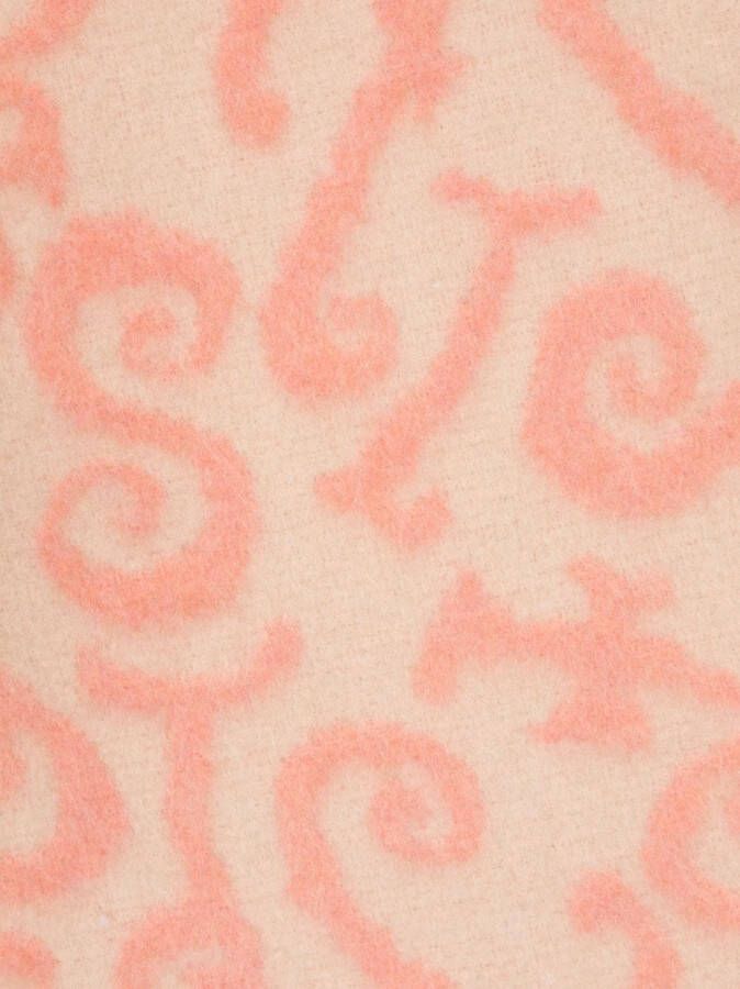 Acne Studios Sjaal met abstract patroon Roze