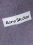 Acne Studios Sjaal met franje Paars - Thumbnail 1
