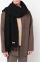 Acne Studios Sjaal met franje Zwart - Thumbnail 2