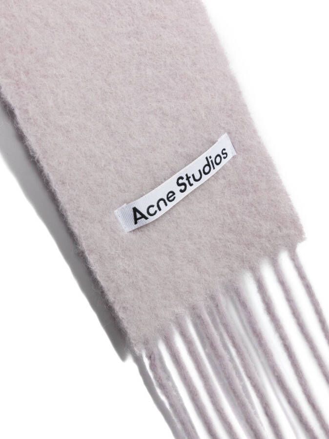 Acne Studios Sjaal met geborsteld effect Paars