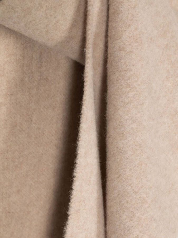 Acne Studios Sjaal met franje Beige