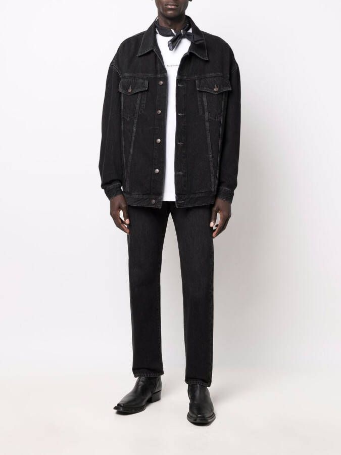Acne Studios Slim-fit jeans Zwart