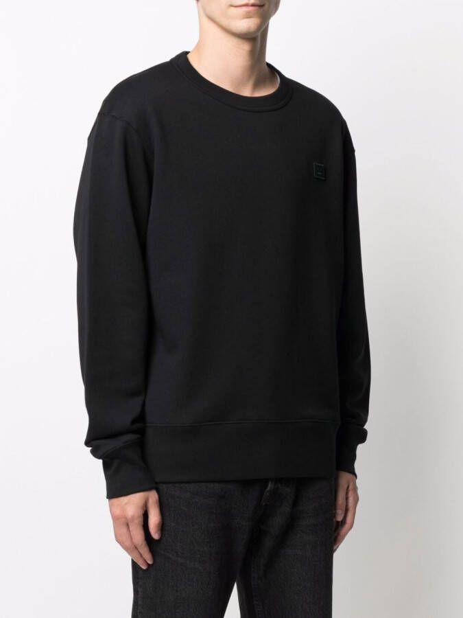 Acne Studios Sweater met ronde hals Zwart