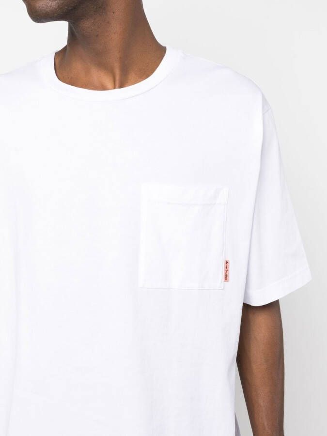 Acne Studios T-shirt met opgestikte zak Wit
