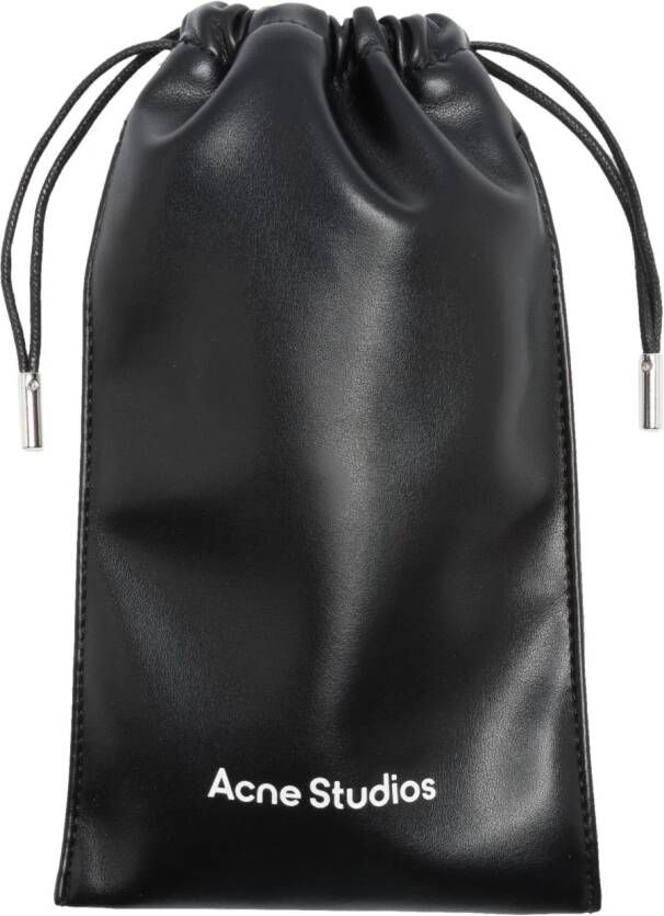 Acne Studios Zonnebril met vlinder montuur Zwart