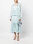 ACT Nº1 Geplooide jurk Blauw - Thumbnail 2