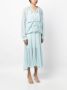 ACT Nº1 Geplooide jurk Blauw - Thumbnail 3