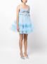ACT Nº1 Maxi-jurk met ruches Blauw - Thumbnail 3