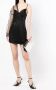 ACT Nº1 Asymmetrische mini-jurk Zwart - Thumbnail 2