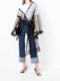 ACT Nº1 Jeans met tulen vlak Blauw - Thumbnail 2