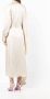 ACT Nº1 Jurk met asymmetrische afwerking Beige - Thumbnail 4