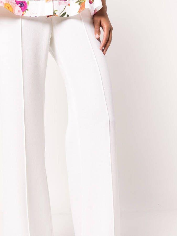 Adam Lippes Broek met wijde pijpen Wit