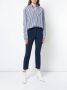 Adam Lippes pintuck cigarettebroek Blauw - Thumbnail 2