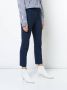 Adam Lippes pintuck cigarettebroek Blauw - Thumbnail 3