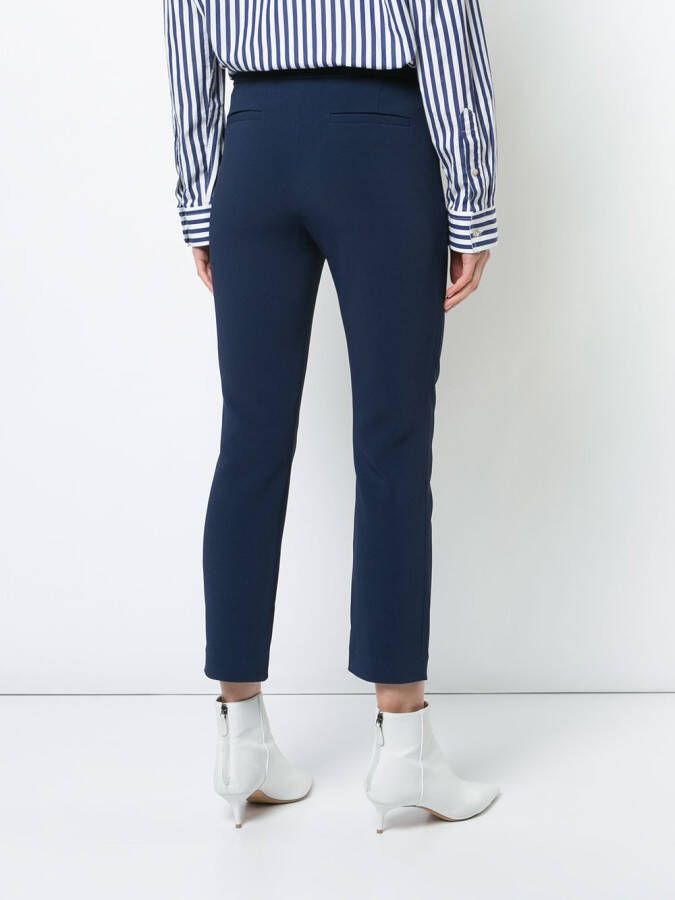 Adam Lippes pintuck cigarettebroek Blauw