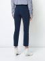 Adam Lippes pintuck cigarettebroek Blauw - Thumbnail 4