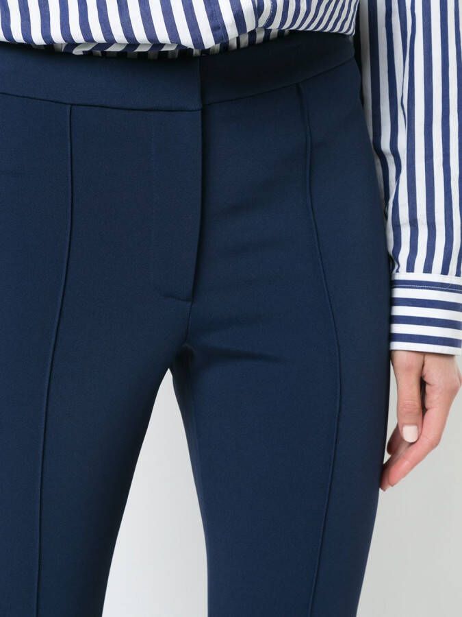 Adam Lippes pintuck cigarettebroek Blauw