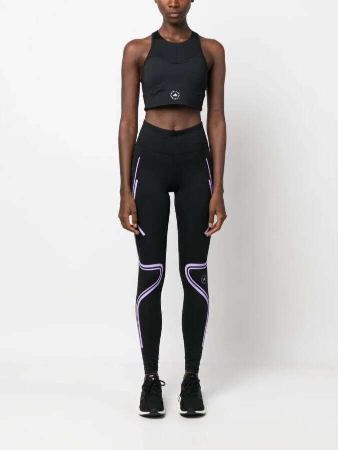 adidas by Stella McCartney Cropped top Zwart