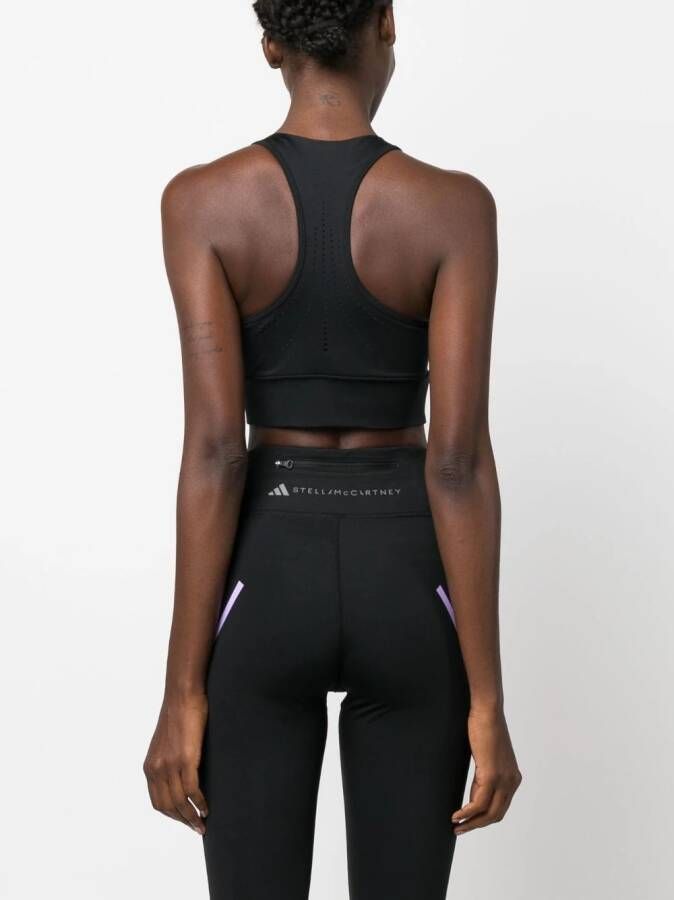 adidas by Stella McCartney Cropped top Zwart