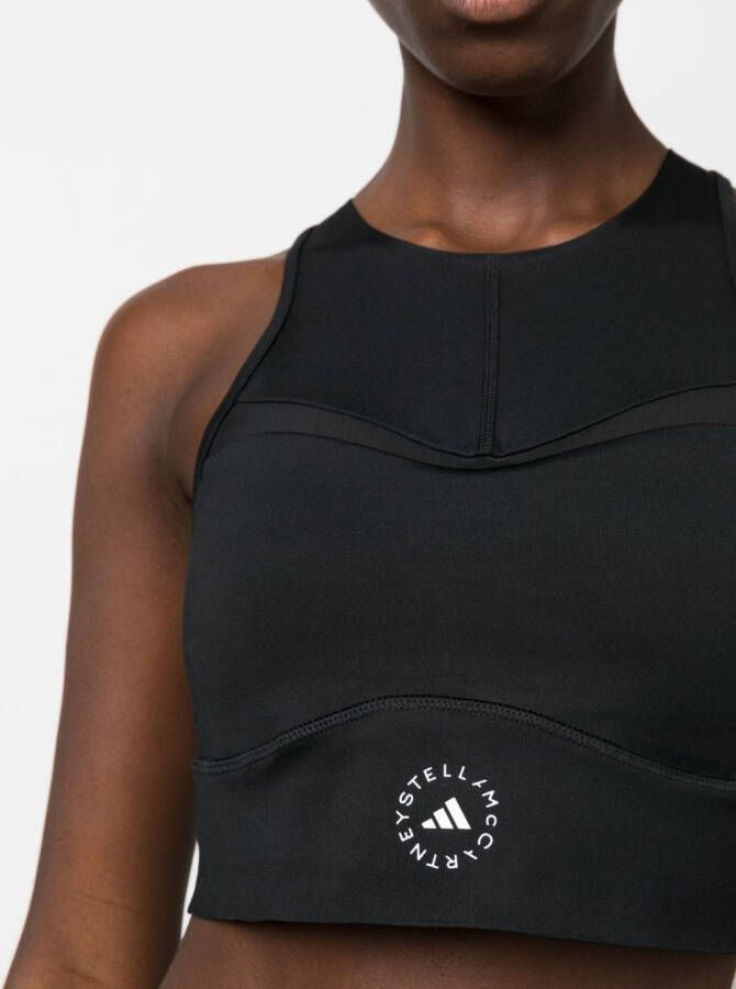 adidas by Stella McCartney Cropped top Zwart