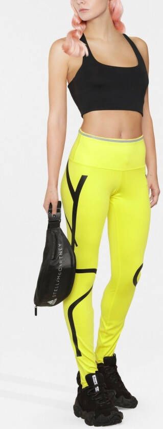 adidas by Stella McCartney TruePace hardlooplegging Geel