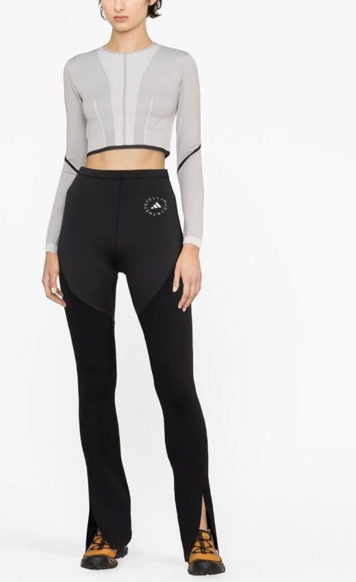 adidas by Stella McCartney Legging met logoprint Zwart