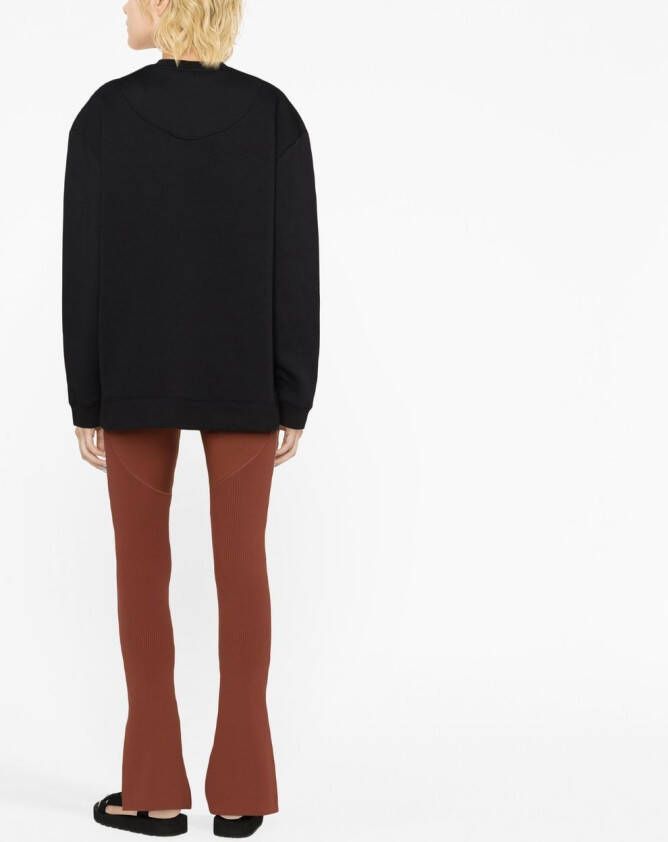 adidas by Stella McCartney Sweater met logoprint Zwart
