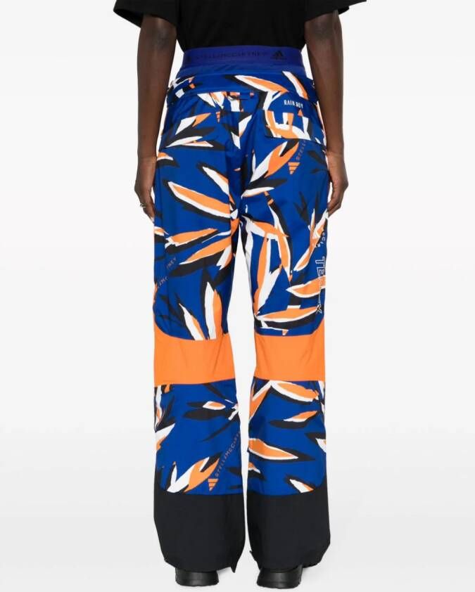 adidas by Stella McCartney Trainingsbroek met abstracte print Blauw
