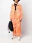 Adidas by Stella McCartney Bikerjack met abstract patroon Oranje - Thumbnail 2